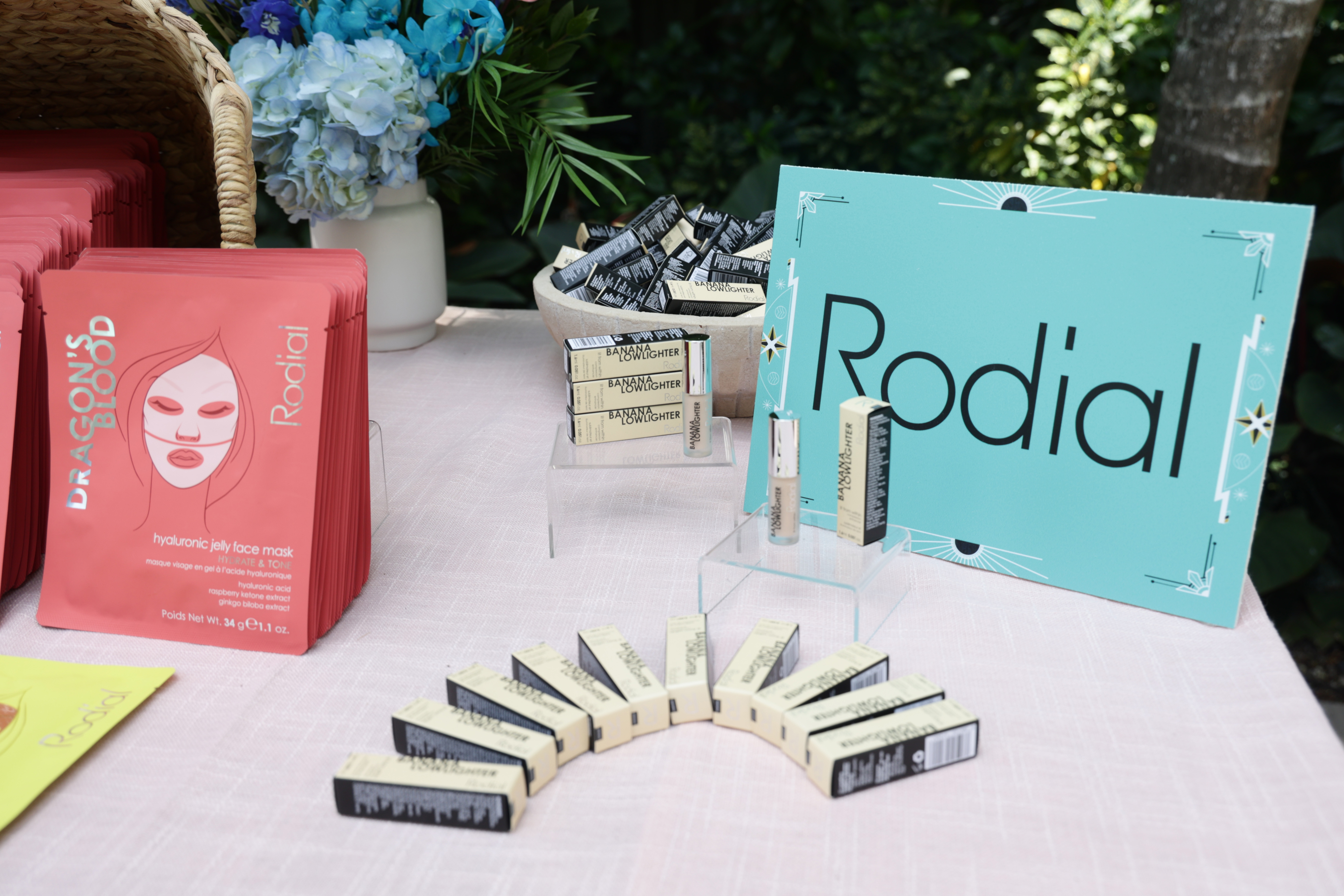 Display of Rodial beauty products.